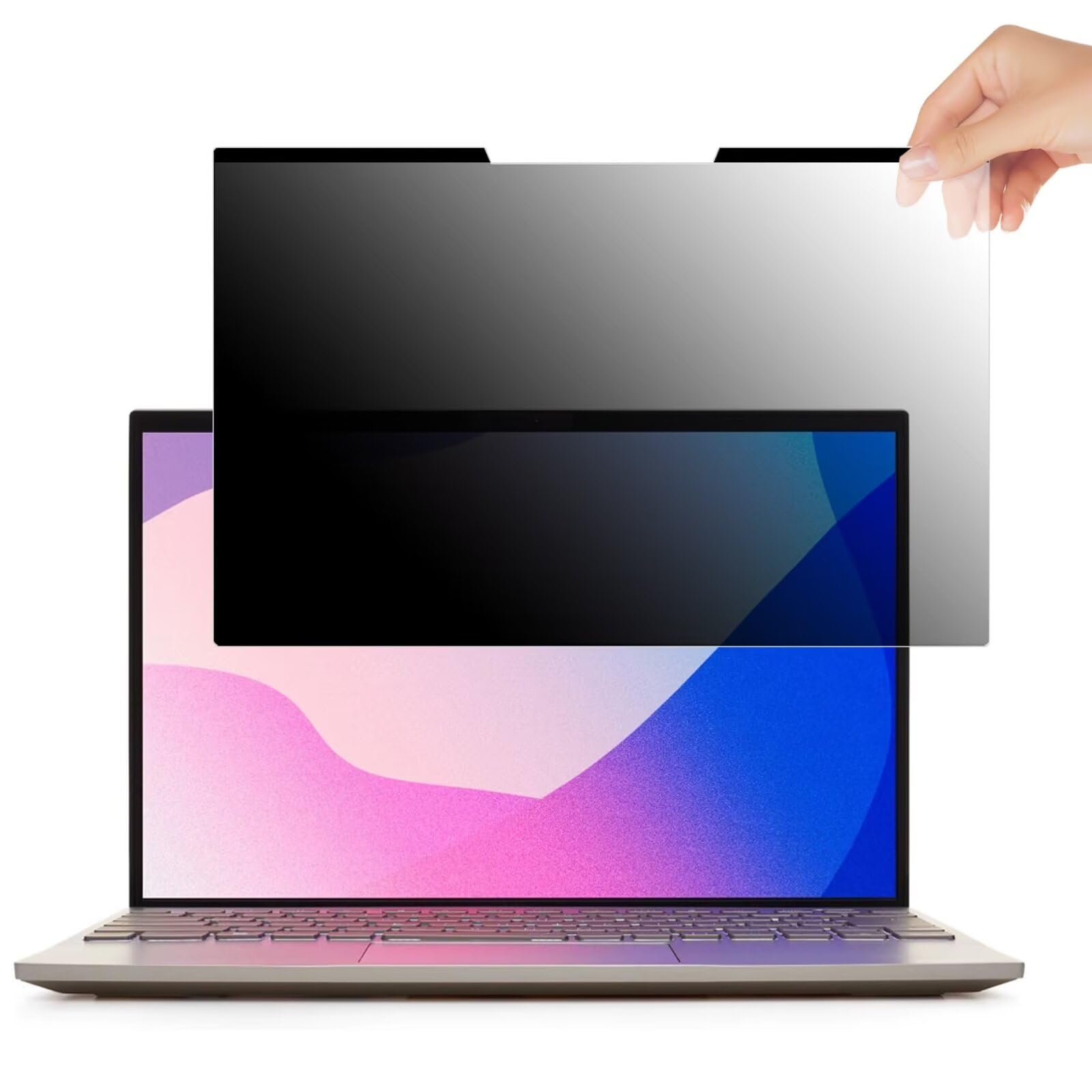 【送料無料】GFCFILM 13.3インチ(16:10) マグネット式 覗き見防止フィルム (マグネットシート幅6mmタイ..