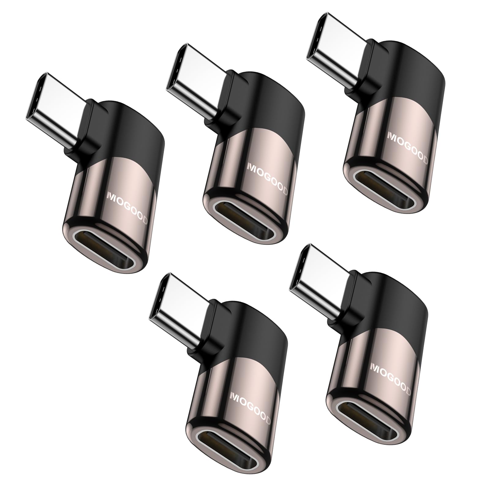 【送料無料】MOGOOD Type C 変換 アダプター 左右 90° L字 USB Cオス対メス USB Cエクスパンダ 40Gbps..