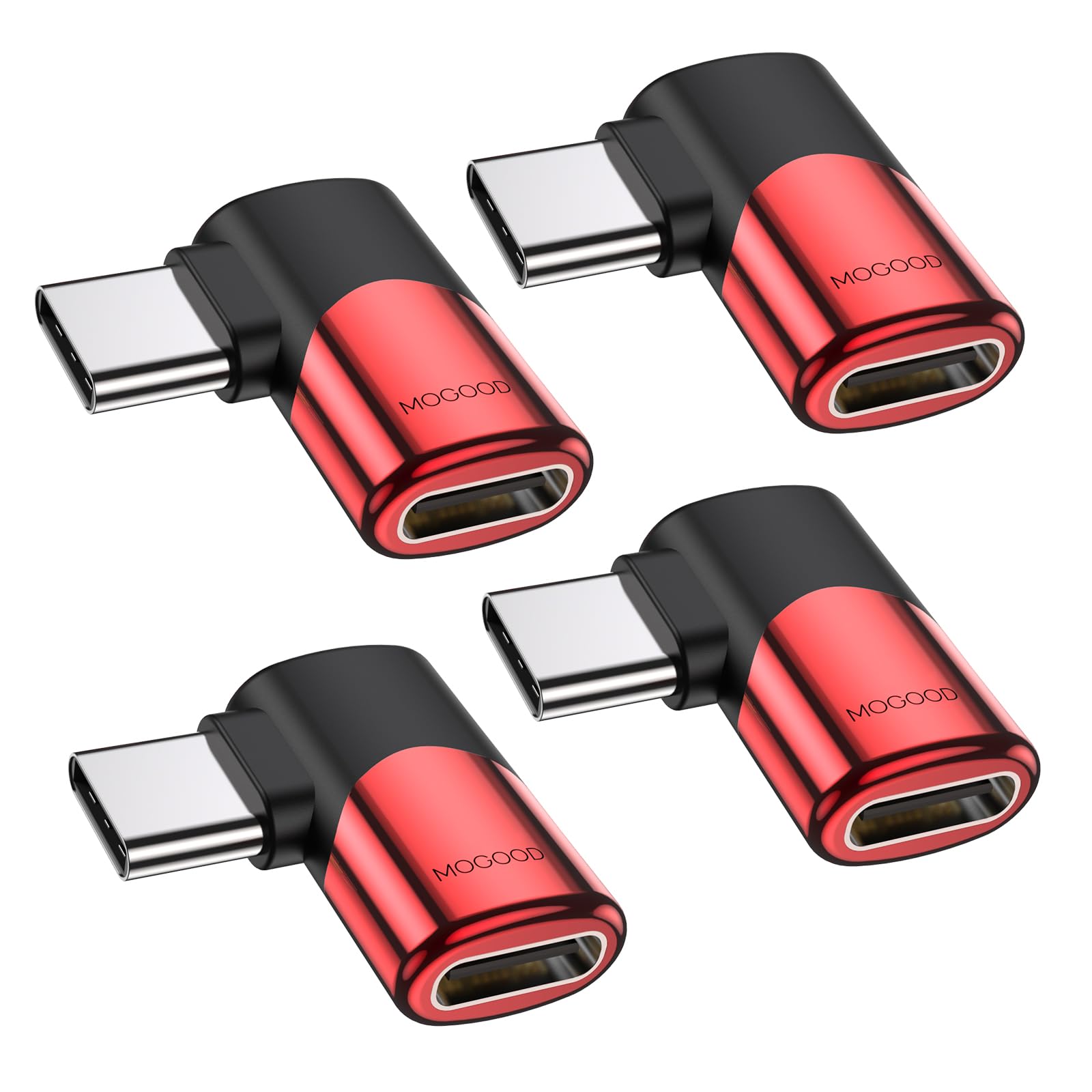 【送料無料】MOGOOD Type C 変換 アダプター 左右 90° L字 USB Cオス対メス USB Cエクスパンダ 40Gbps..