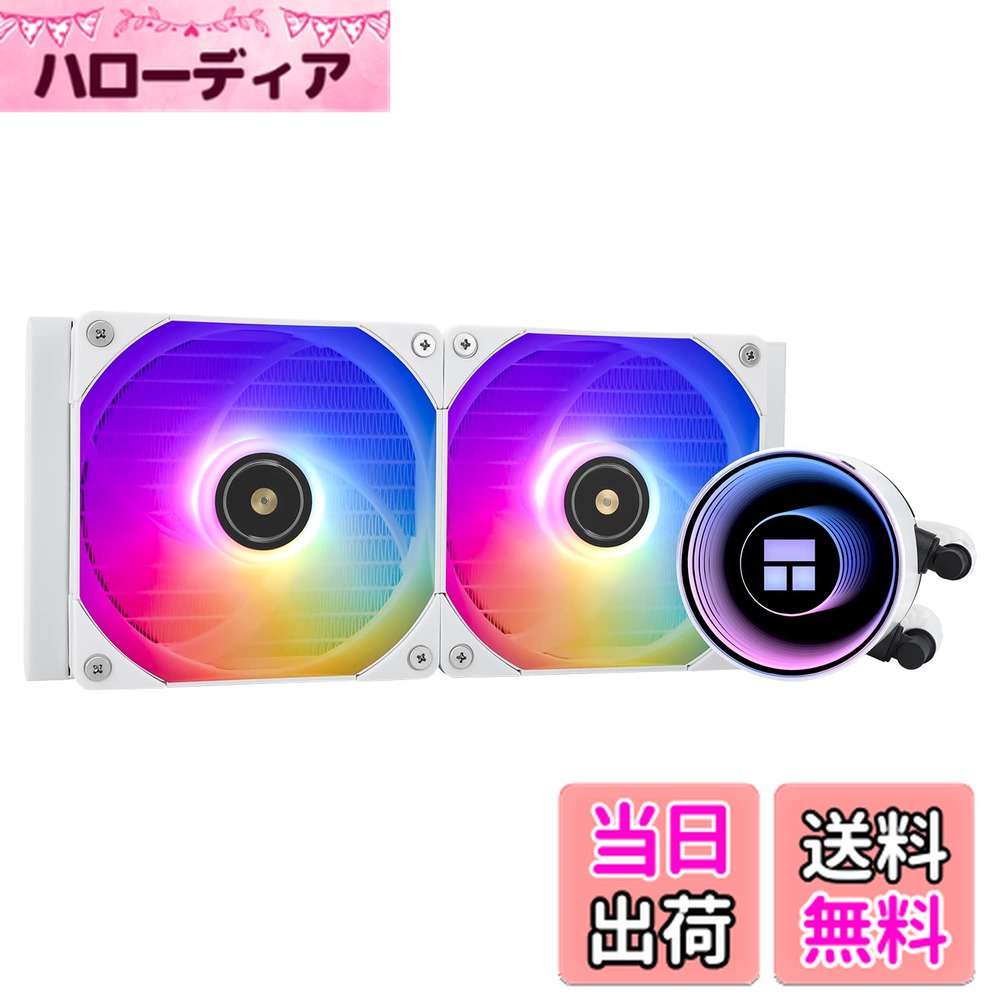������̵����Thermalright Frozen Notte 240 WHITE ARGB V2 ����CPU�����顼��240�ۥ磻��CPU�����顼���͡����֥�...
