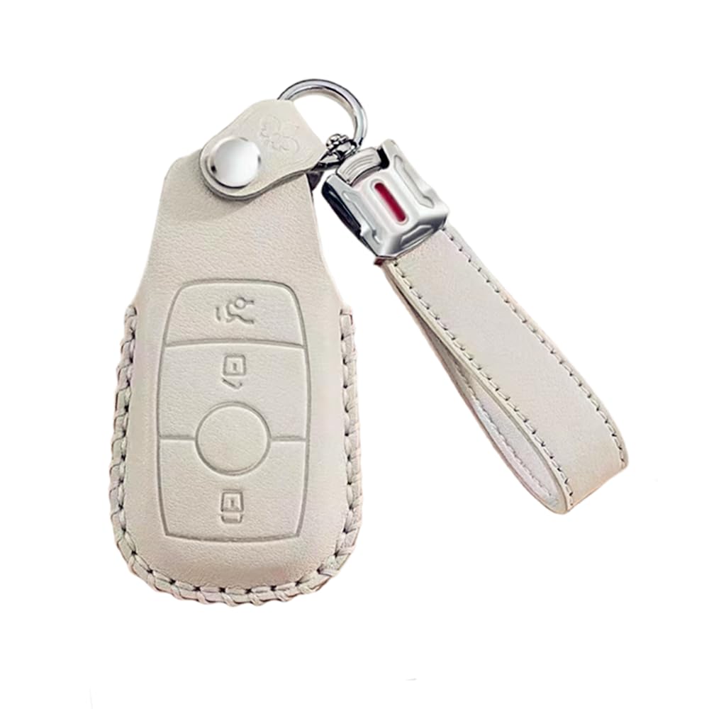 【送料無料】[Nacalikeey] ベンツキーケース適合ベンツ Eキーカバー スマートキーカバー/スマート可愛キーケース キーケース キーホルダー 革ベンツ Eクラス E200 / E300 / E320 Sクラス S320 / S350 / S450 Benz Cクラス C180 Coupe Cクラス Bクラス ス カラビナ付きA