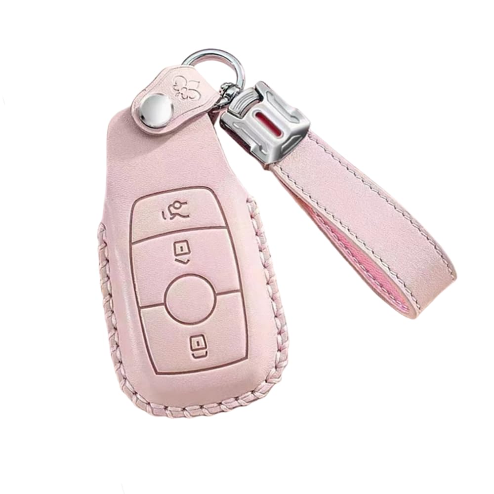 【送料無料】[Nacalikeey] ベンツキーケース適合ベンツ Eキーカバー スマートキーカバー/スマート可愛キーケース キーケース キーホルダー 革ベンツ Eクラス E200 / E300 / E320 Sクラス S320 / S350 / S450 Benz Cクラス C180 Coupe Cクラス Bクラス ス カラビナ付きA