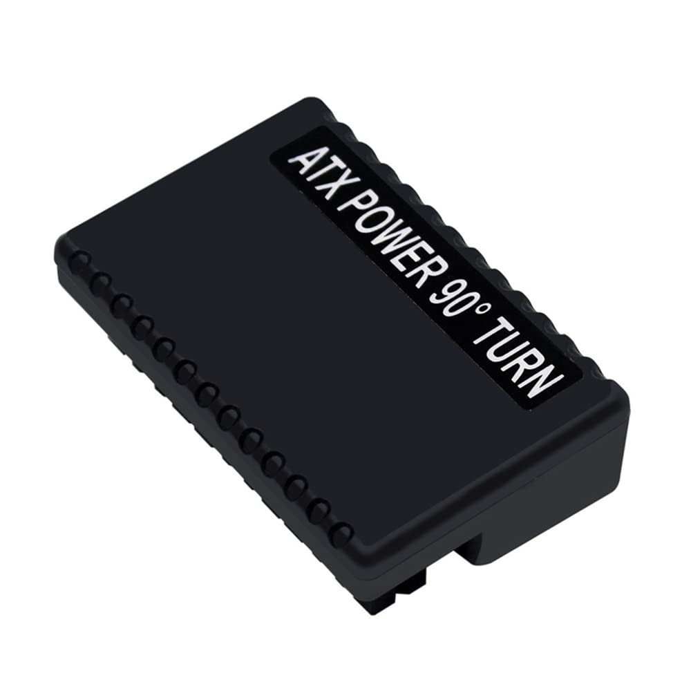 【送料無料】NFHK オーバーモールド ATX 24ピン メス - 24ピン オス 90度 電源アダプター メインボード..