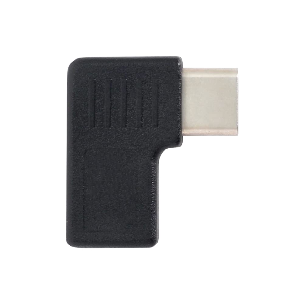 【送料無料】NFHK 90度左斜めのUSB 3.1タイプC男性から女性の延長アダプタ