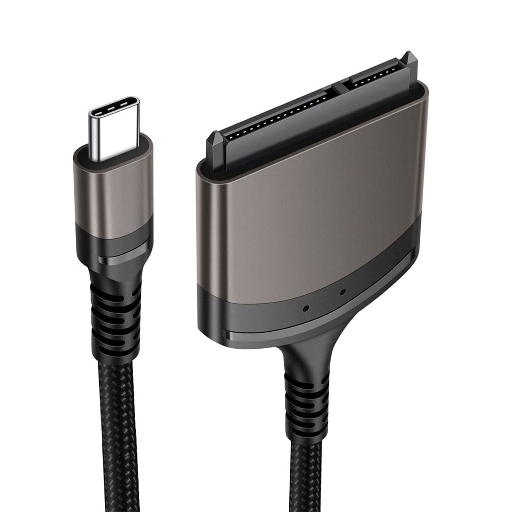 【送料無料】NFHK 5Gbps USB-C Type-C - SATA 22ピン アダプターケーブル 2.5インチハードディスクドラ..