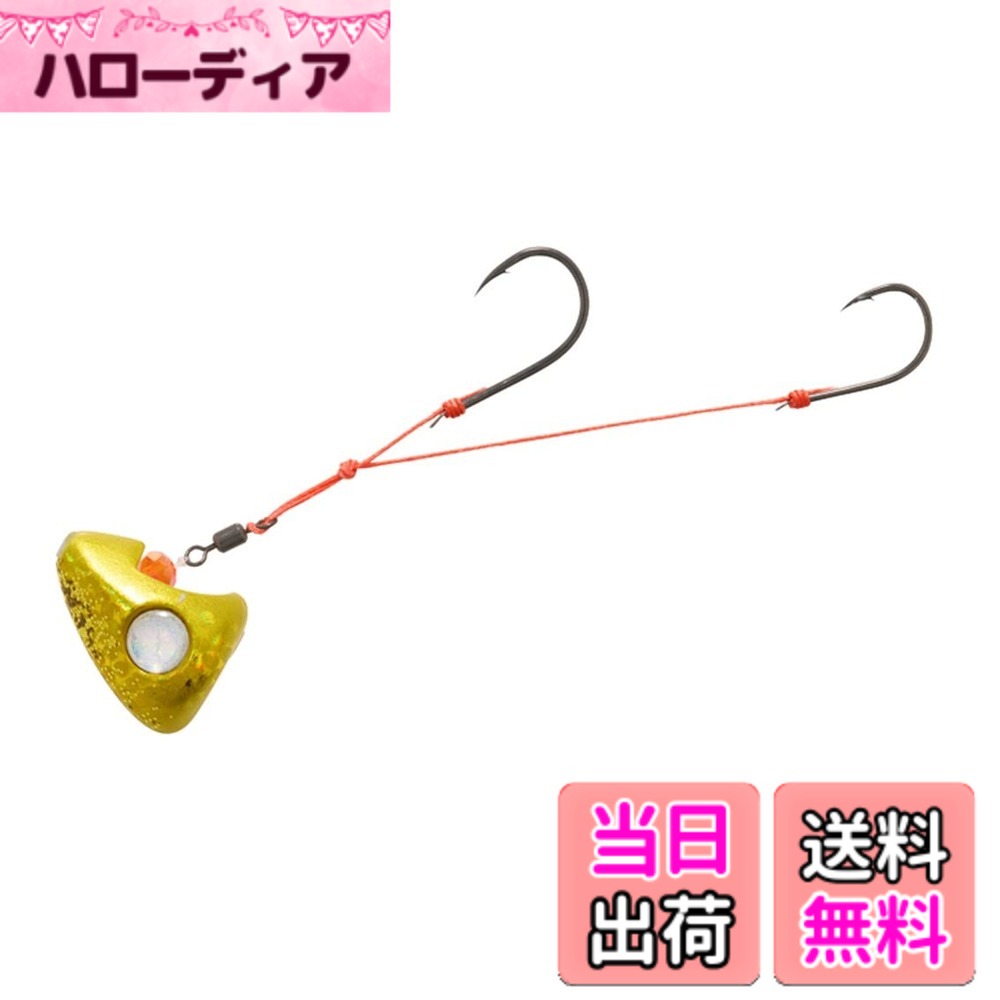【送料無料】ダイワ(DAIWA) タイテンヤ 紅牙遊動テンヤSS 2WAY 25号 ゴールドジャンジャンラメ
