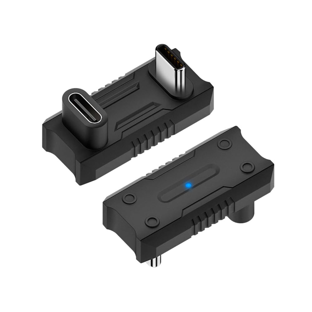 【送料無料】NFHK 20Gbps USB3.1 タイプ C オス - メス 電源データ ビデオ アダプター 逆 U 字型背面角度 ROG Ally Steam Deck Phone NS スイッチと互換性あり