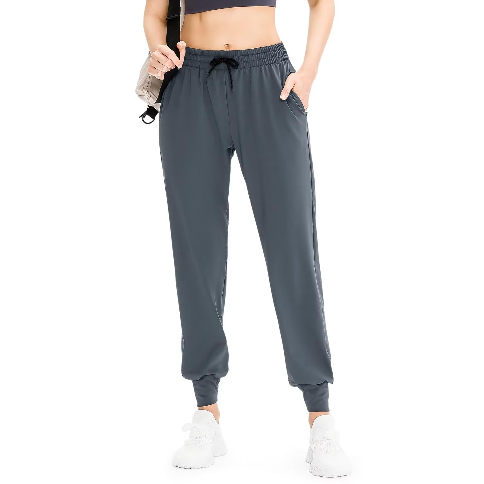 【送料無料】[Sillictor] ヨガパンツ レディース ゆったり ジョガーパンツ スポーツ トレーニングウェア ランニング ロングパンツ アクティブ ジャージ 下 12355gr-L