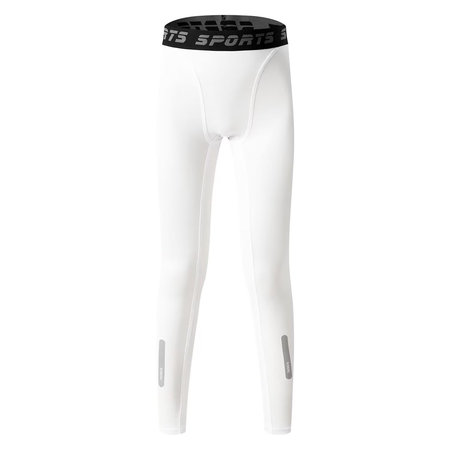 【送料無料】[Sillictor] スポーツタイツ キッズ パワーストレッチ ロング アンダーウェア コンプレッション タイツ [UVカット + 吸汗速乾] 3339wh-130