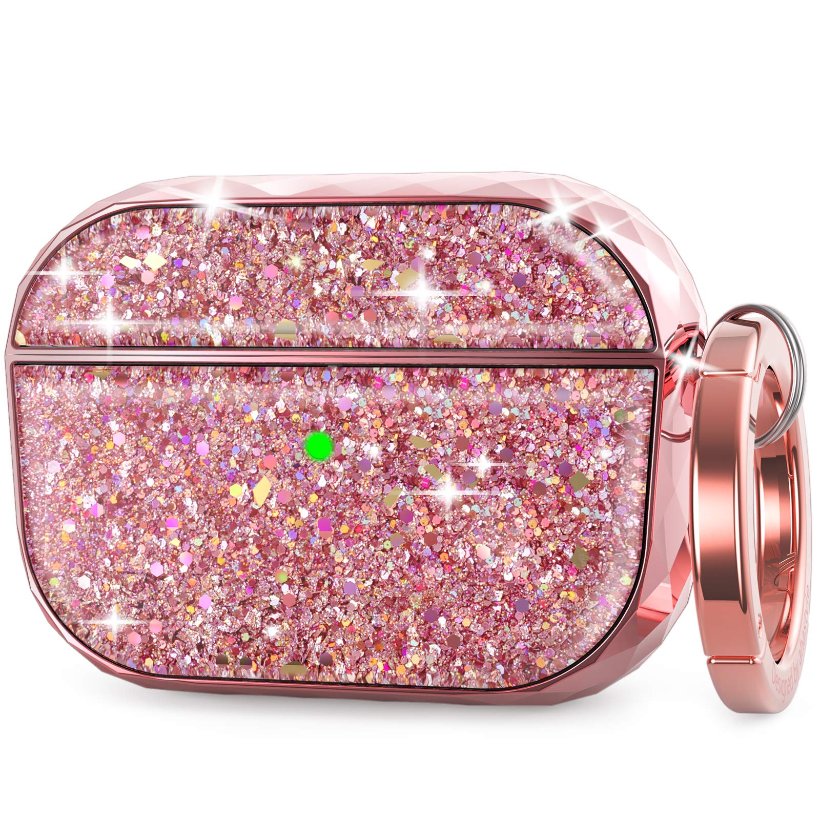【送料無料】AhaStyle 贅沢 キラキラ AirPods Pro ケース スムーズ 保護ケース カバー 硬質プラ アクセ..