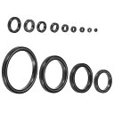 【送料無料】PATIKIL 1-28.5mm 釣り竿修理キット 14個 セラミックガイドリング 海水 淡水釣り用