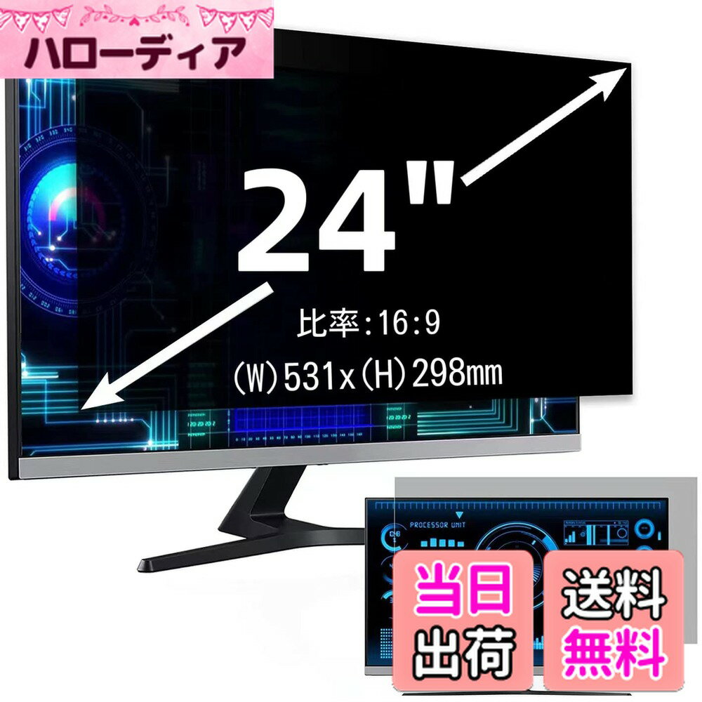 ������̵����24�����(16:9)�ץ饤�Х����ե��륿�� �������ɻߥե��륿�� �֥롼�饤�ȥ��å� �ѥ����� PC ��˥��� �վ��ݸ�ե���� ȿ���ɻ� ξ�̻�...