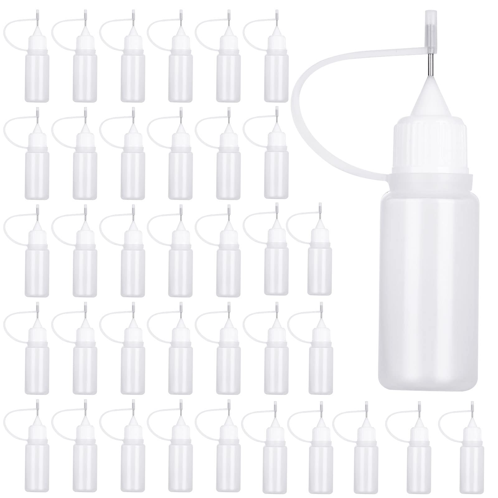 【送料無料】RILIHII50個／セット ニードルボトル 液体ドロッパーボトル 10ml小分けボトル 小分け容器 ..