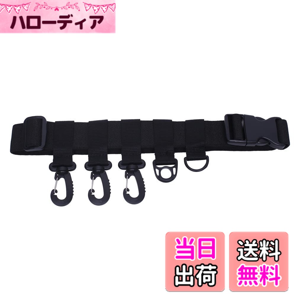 【送料無料】siawadeky フィッシングベルト 釣り 腰ベルト 5個のフック付き ウェーディングベルト 釣り..