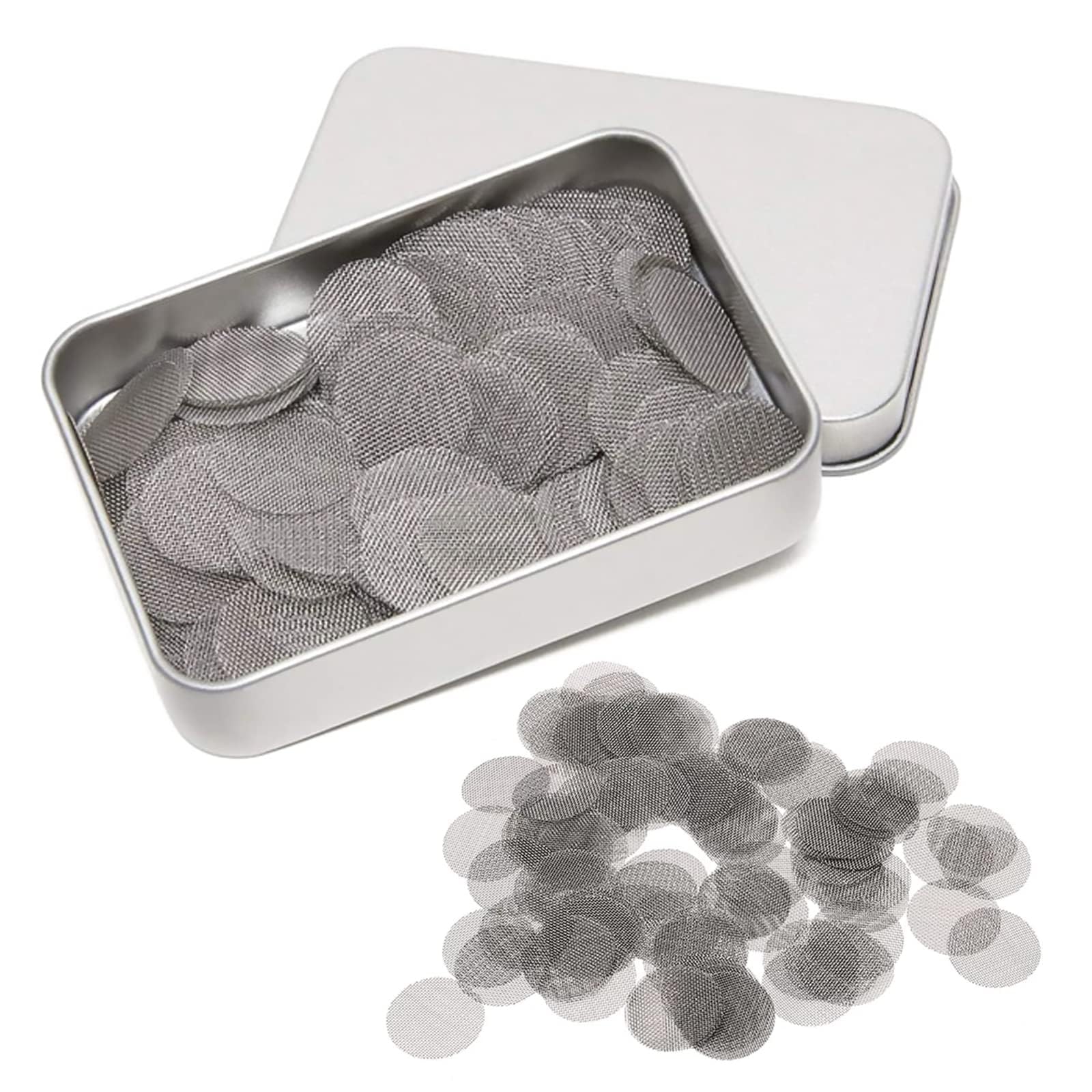 ������̵����YINKE �ѥ��ץ����꡼�� 15mm ����С� ���ƥ�쥹�� ��Ǽ������ 150�祻�å�