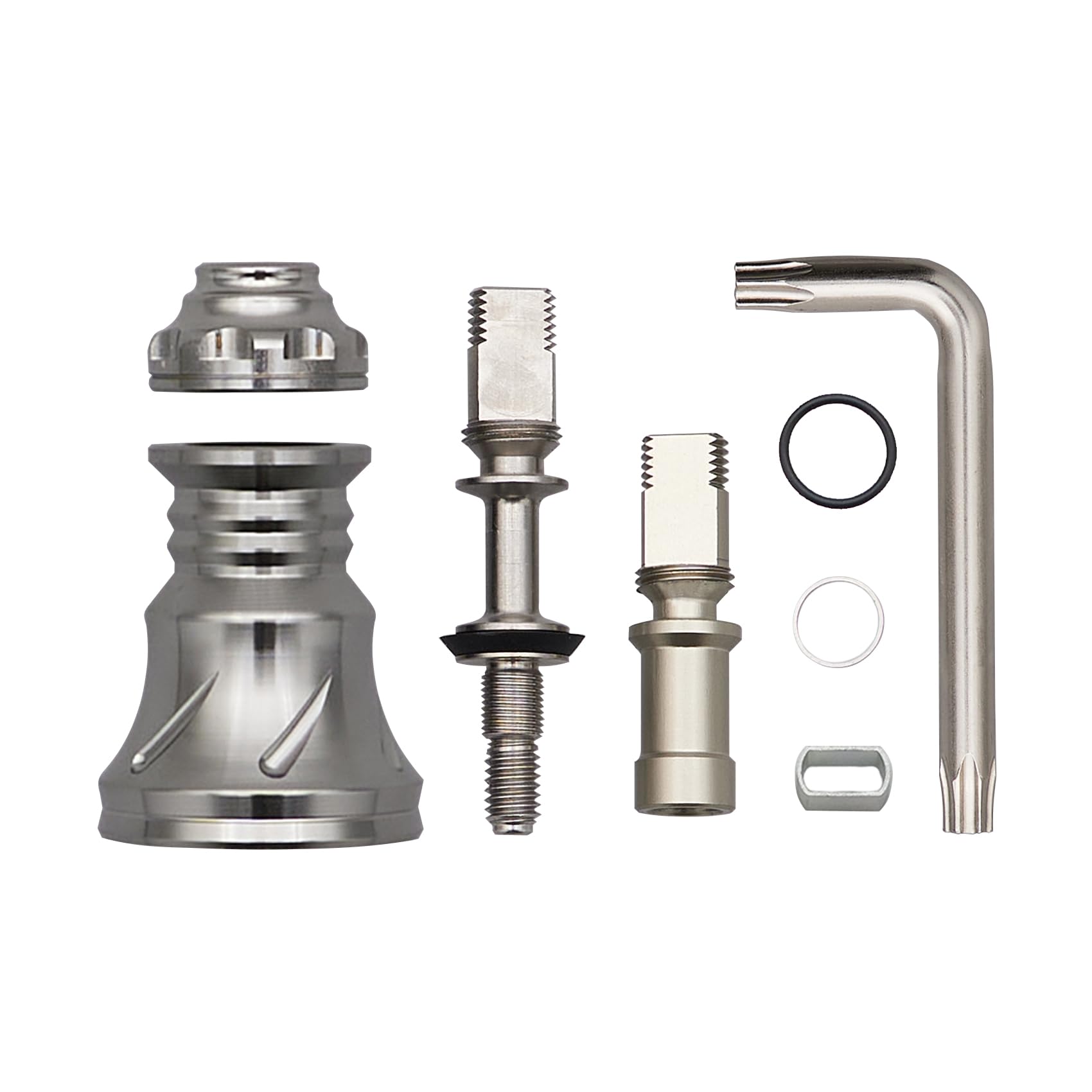 【送料無料】HEIGHTEN 改良 リール ハンドル スカート V3.0 HEIGHTEN スピニングリール ハンドル専用 (ガンメタル) (166)