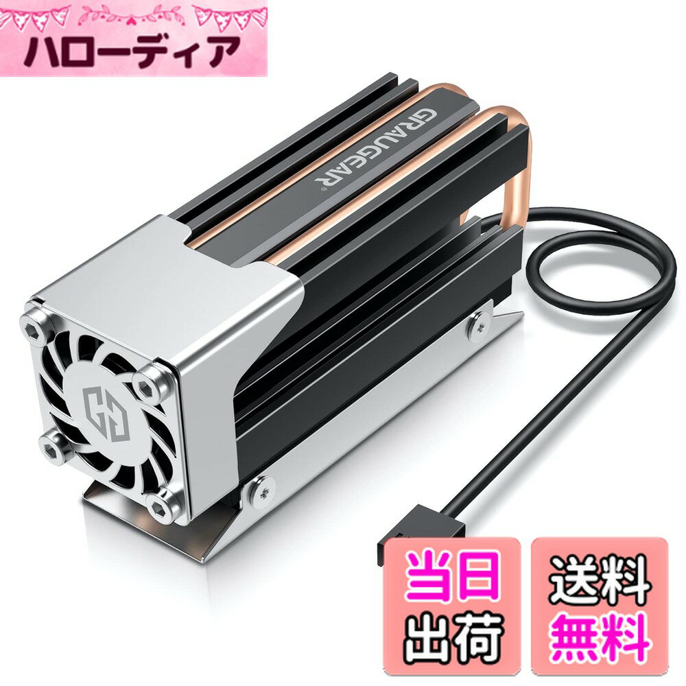 ������̵����GRAUGEAR M.2 2280 SSD�ҡ��ȥ��� ����ߥ˥��� 25mm�ι�®PWM�ե��� ��Ĥν�Ƽ�Υҡ��ȥѥ��� ¿�ؤΥҡ��ȥ��󥯥ǥå�...