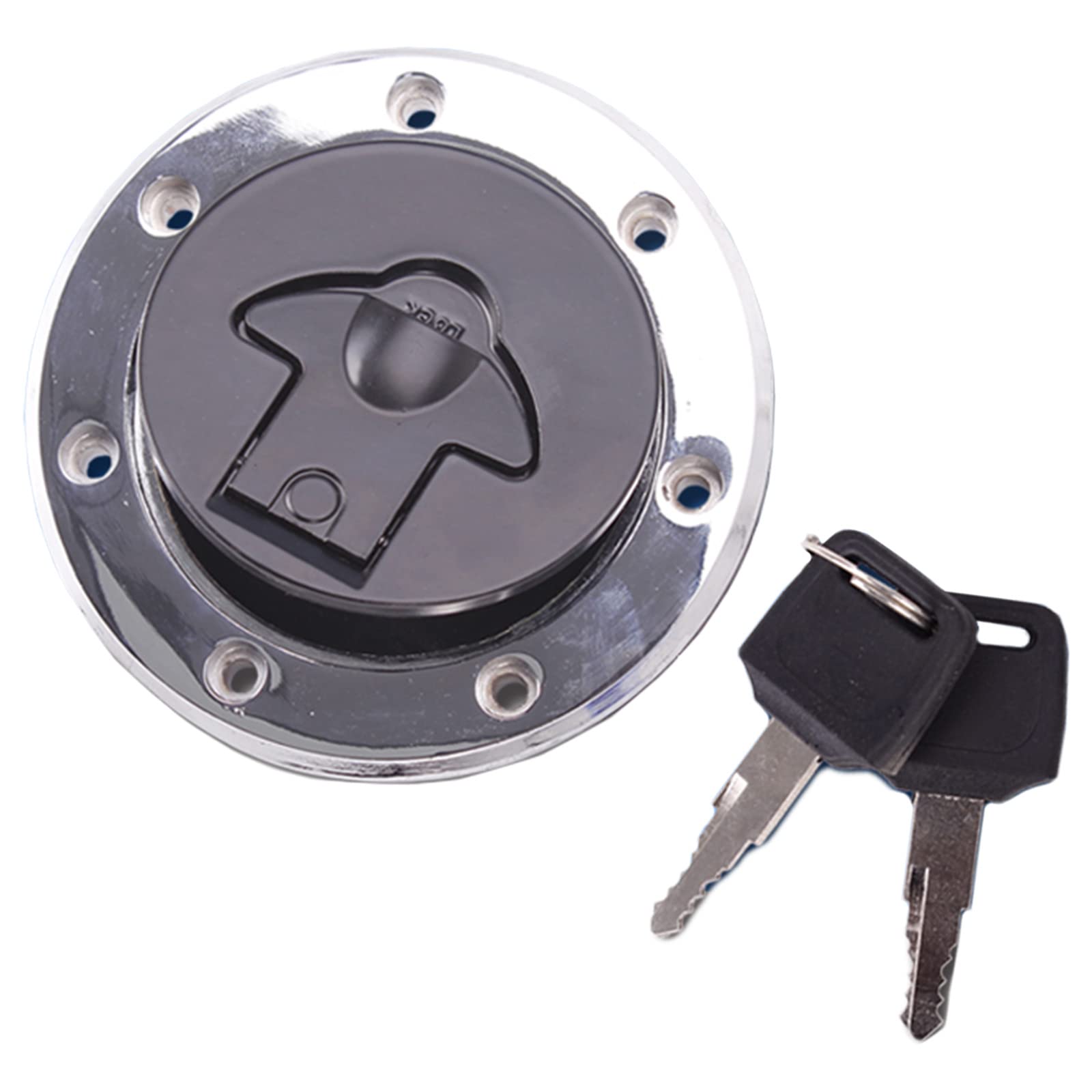 【送料無料】Meliore 社外 カワサキ 川崎 燃料 タンク キャップ 蓋 7穴 キー 鍵 付き バリオス ゼファ..