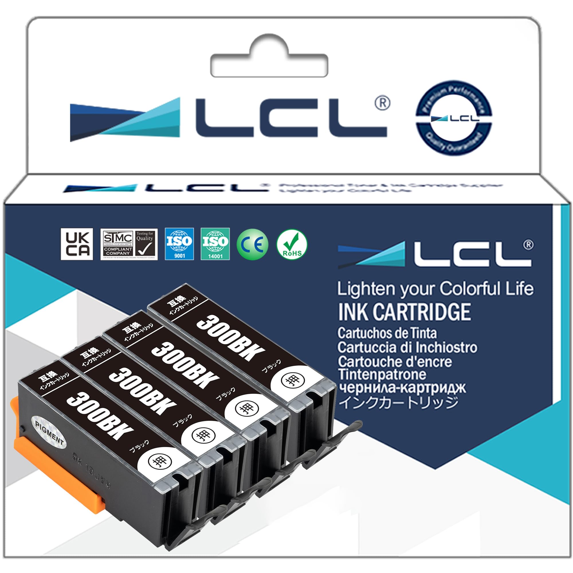 ������̵����LCL Canon�� ����Υ��� BCI-300 BCI-300PGBK ���� (4�ѥå� PGBK) �ߴ����󥯥����ȥ�å� �б���� PIXU...