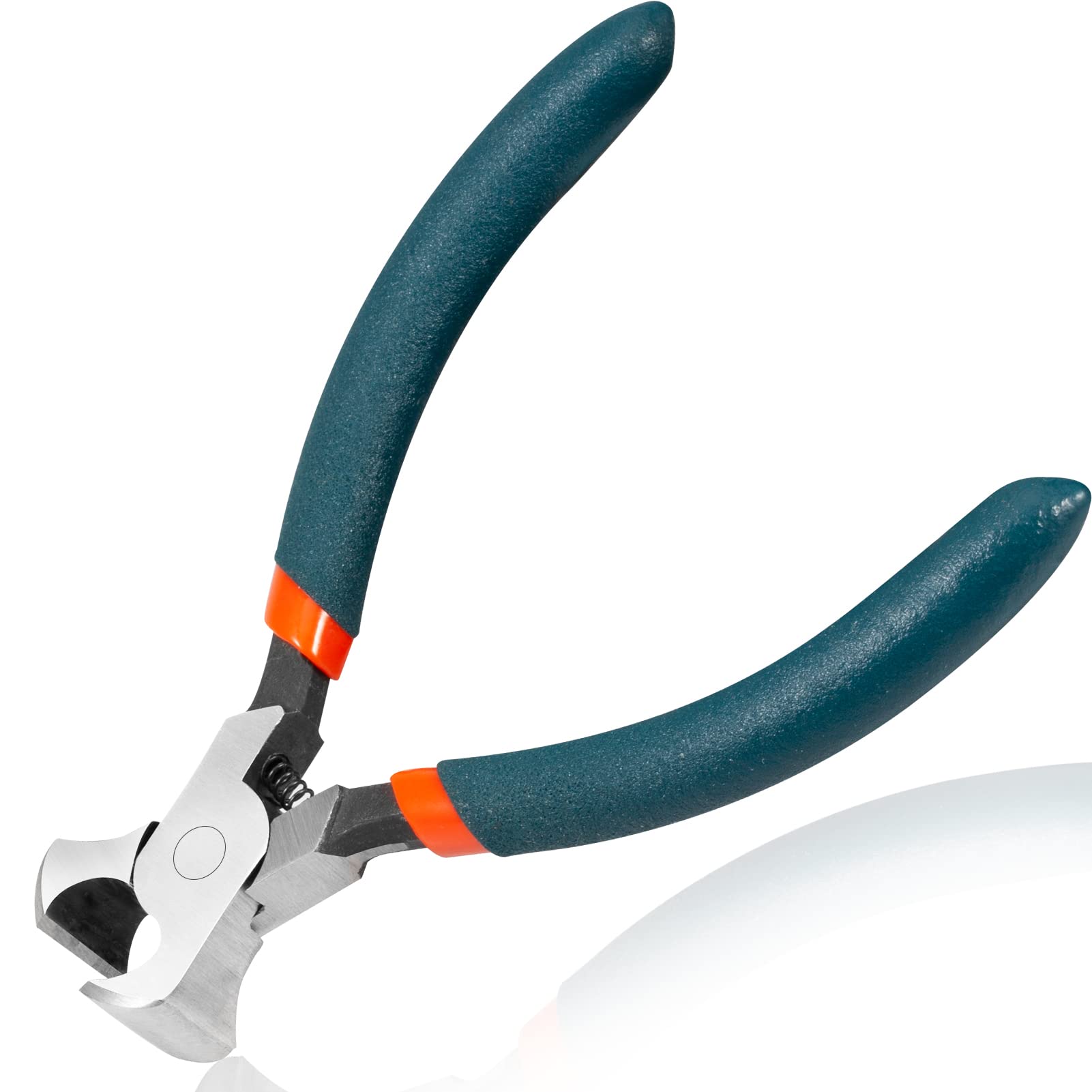 【送料無料】LEONTOOL 喰切ニッパー ミニエンドニッパー 幅広タイプ エンドカッター 全長106mm 突起物の引き抜き 精密作業 工具 小型 軽量 ビーズ アクセサリー作り 手作り ジュエリー製作 手芸用 ツール プロ ホビー 道具 初心者