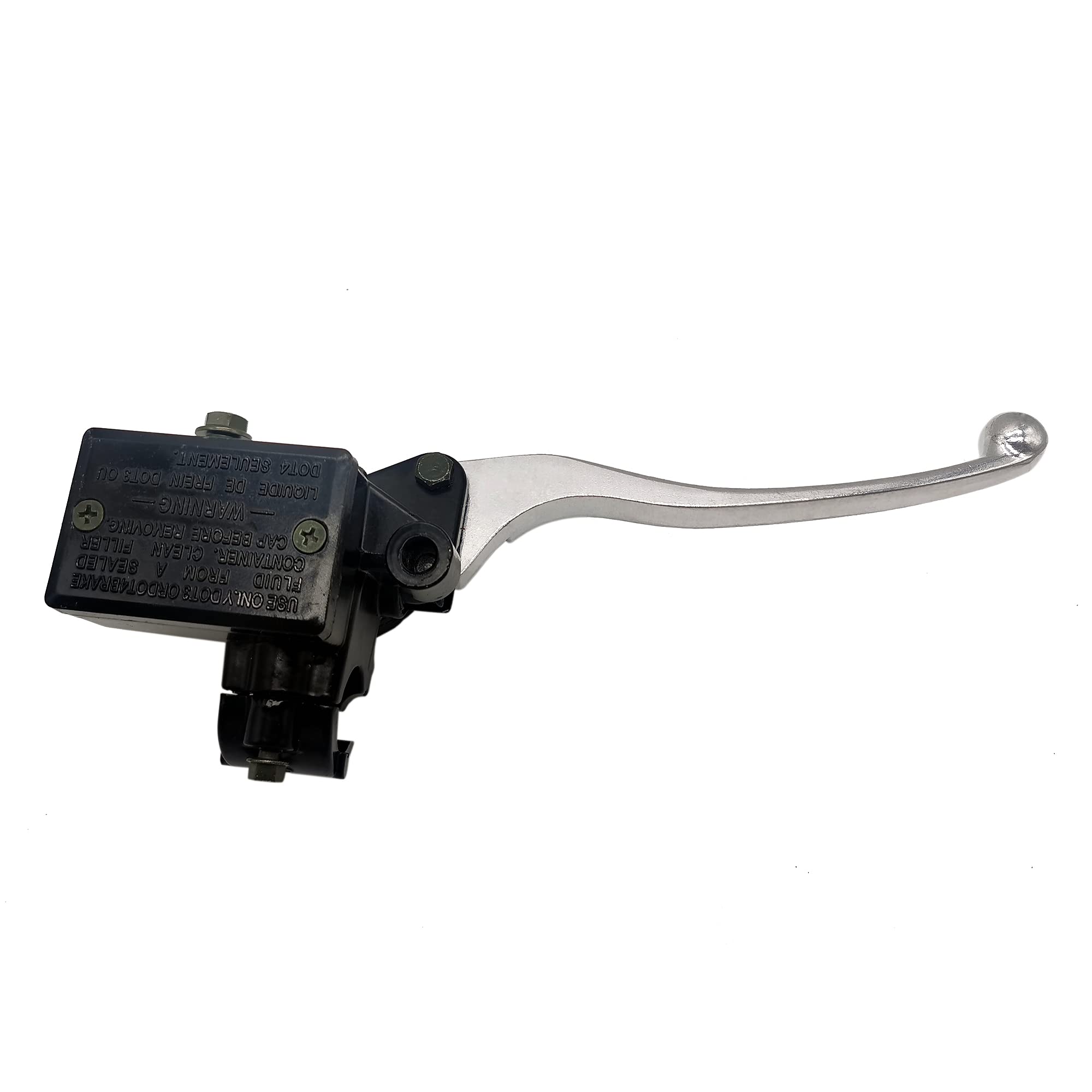 【送料無料】leihuo 7/8"ブレーキマスターシリンダー 汎用 250 300 350 400 450 500 550 600 650 660 700 750 660R 700R YFZ450 オートバイ ATV(ブラック/シルバー)