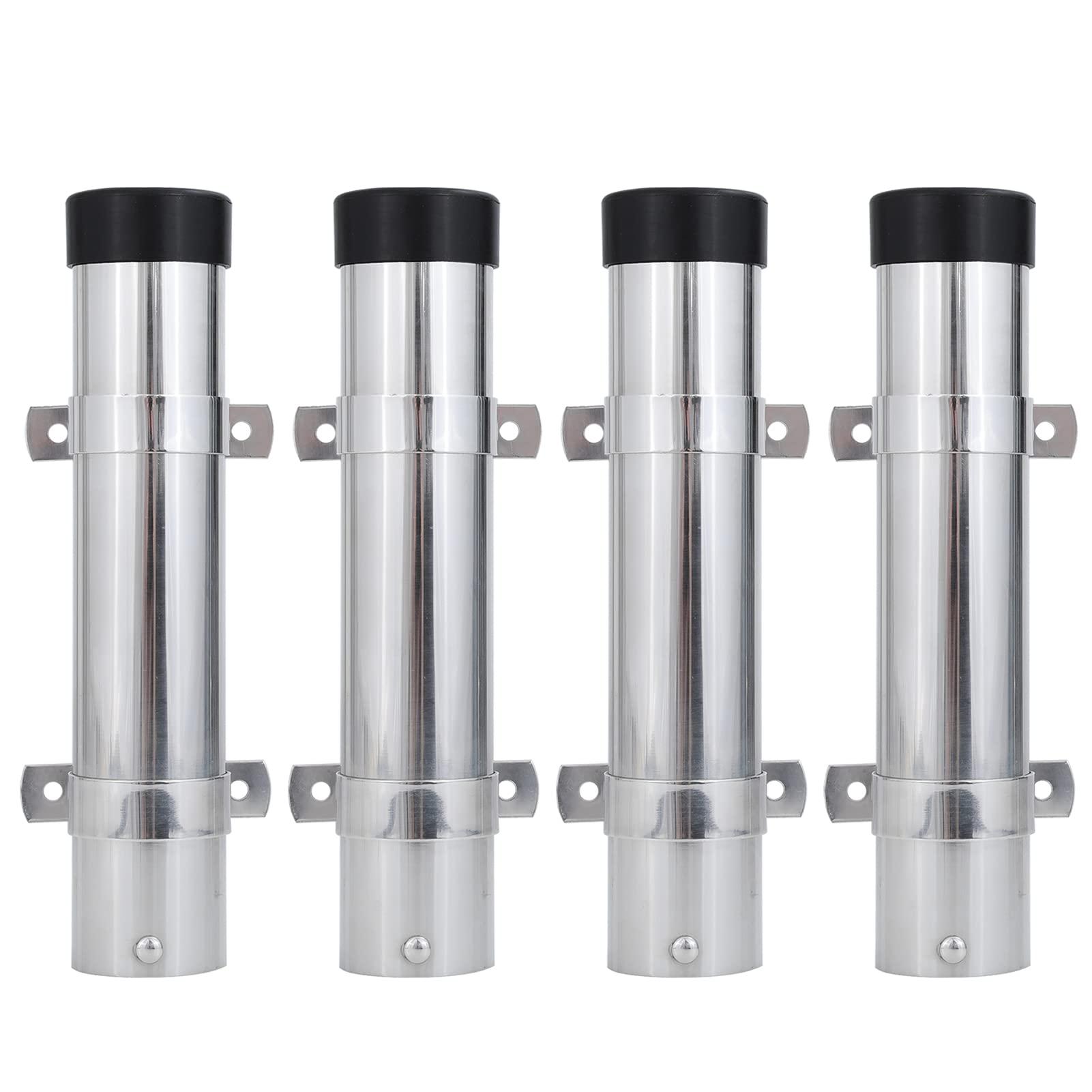 【送料無料】AMYSPORTS 壁 竿 固定 ロッドホルダー ボート 金属 ステンレス 竿掛け 釣り 船 竿立て 竿置き タモ ギャフ 船用 ロッドスタンド 4本