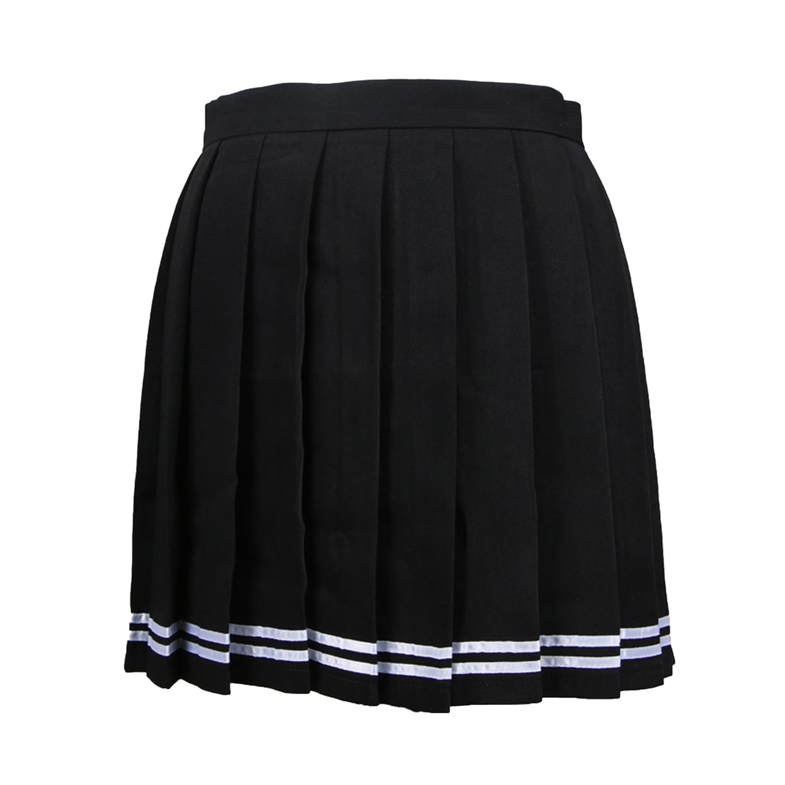 【送料無料】[Blostirno] プリーツスカート ミニ スクール ミニスカート 無地 ハイ...