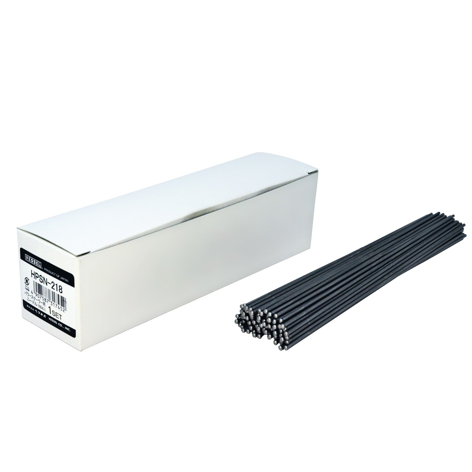 【送料無料】ベッセル(VESSEL) ニードルスケーラー用ニードル Φ2mm×180mm 100本入 HPSN-218