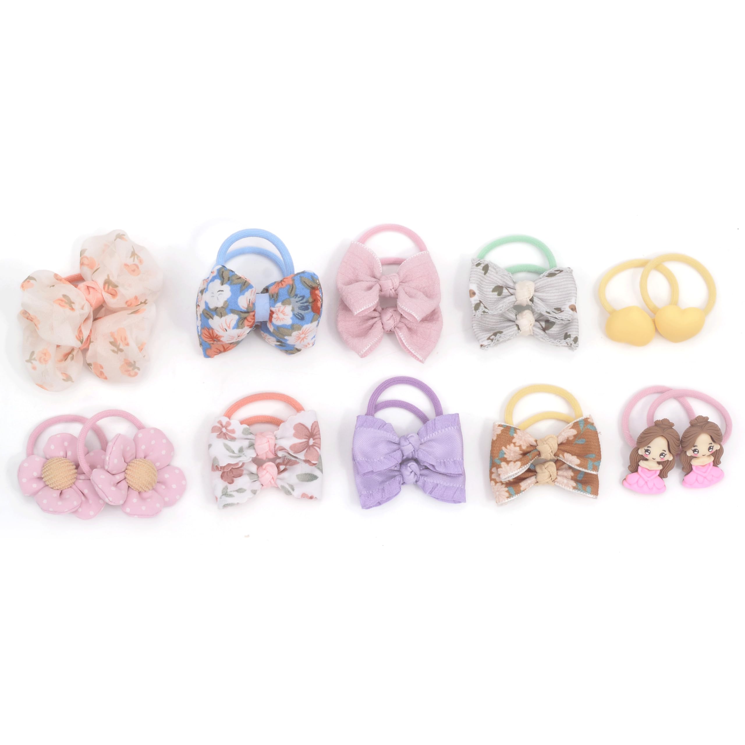 【送料無料】BIANHUAN ヘアゴム 子供 赤ちゃん キッズ 髪ゴム ベビー 女の子 おしゃれ かわいい ヘアアクセサリー 女の子 リボン 20本セット 髪飾り 髪留め ゴム 幼児 花 福袋 卒園式 ひな祭り 花冠 プレゼント