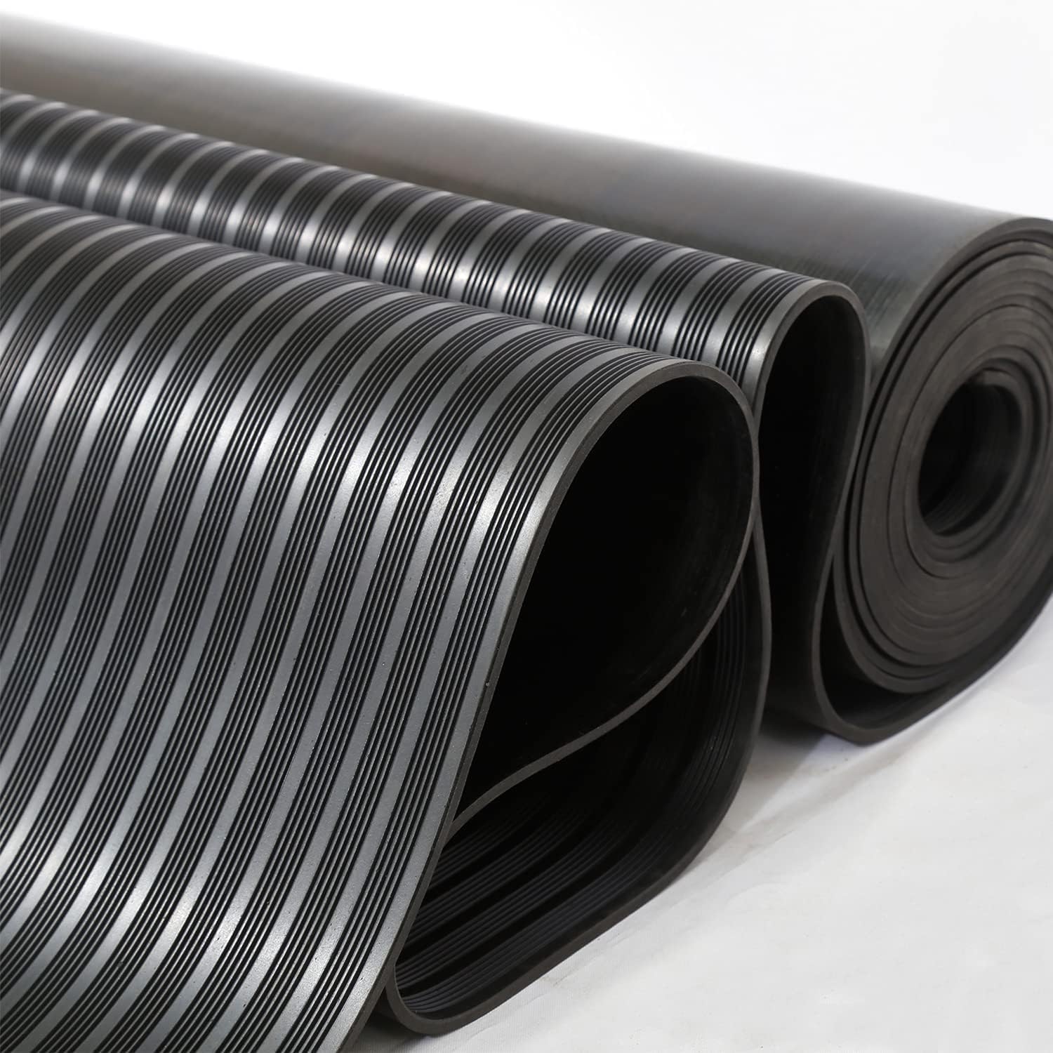 【送料無料】uyoyous ガレージ フローリング ゴムマット厚さ3mm 1m*3m ガレージマットゴムシート トラ..