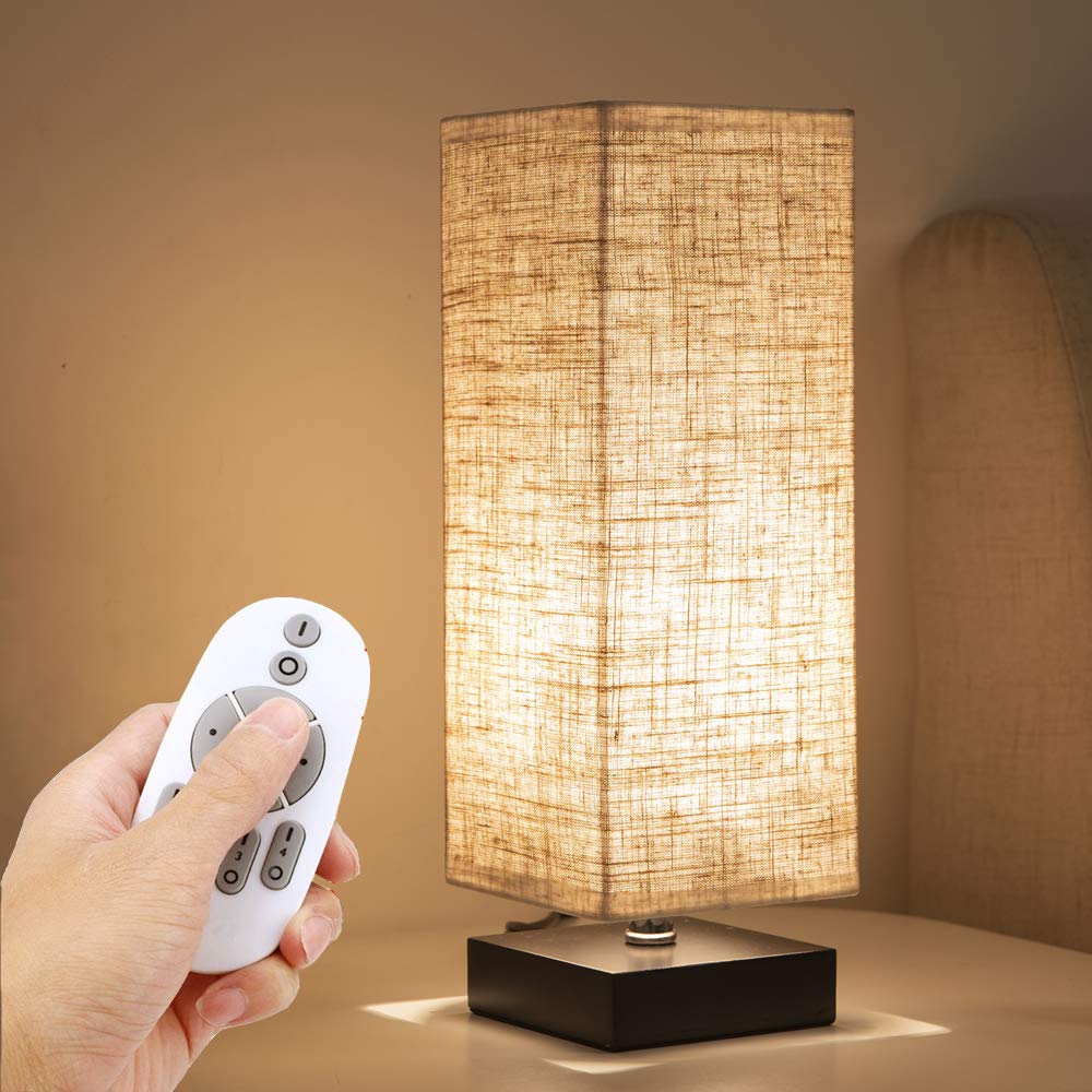 【送料無料】TENGEE 間接照明 おしゃれ テーブルランプ ベッドサイドランプ デスクライト LEDライト インテリア 調光調色 常夜灯 寝室 おしゃれ 和室 (電球とリモコン付き)