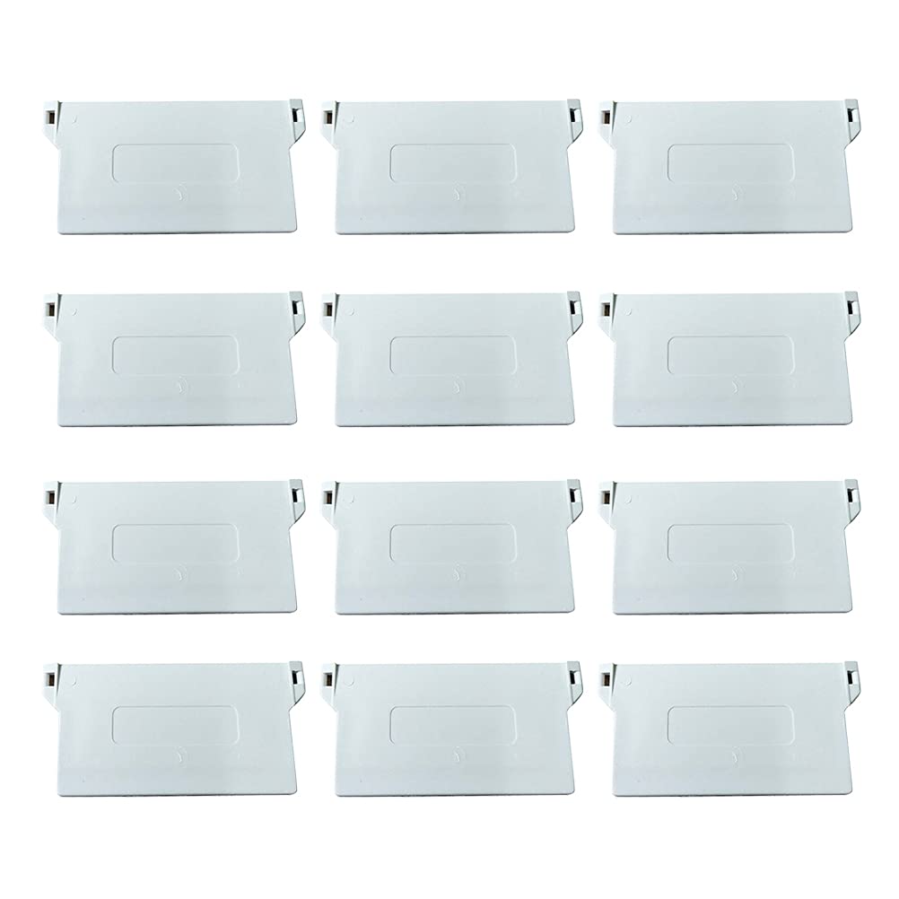 【送料無料】NUOLUX 垂直ブラインド 縦型ブラインドウェイト 12個 89mm / 3.5インチ ブラインド修理タブ 交換ブラインド ブラインドカーテン アクセサリー 垂直スラットスライドさせるため ドア 窓 スラットドレープ カーテン修理スペアパーツ