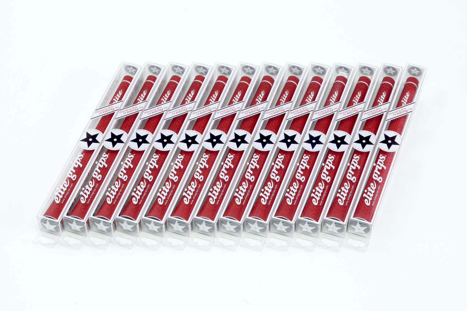 【送料無料】elitegrips (エリートグリップ) ゴルフ グリップ Y360°sXT 13本セット クラシックレッド バックライン有り