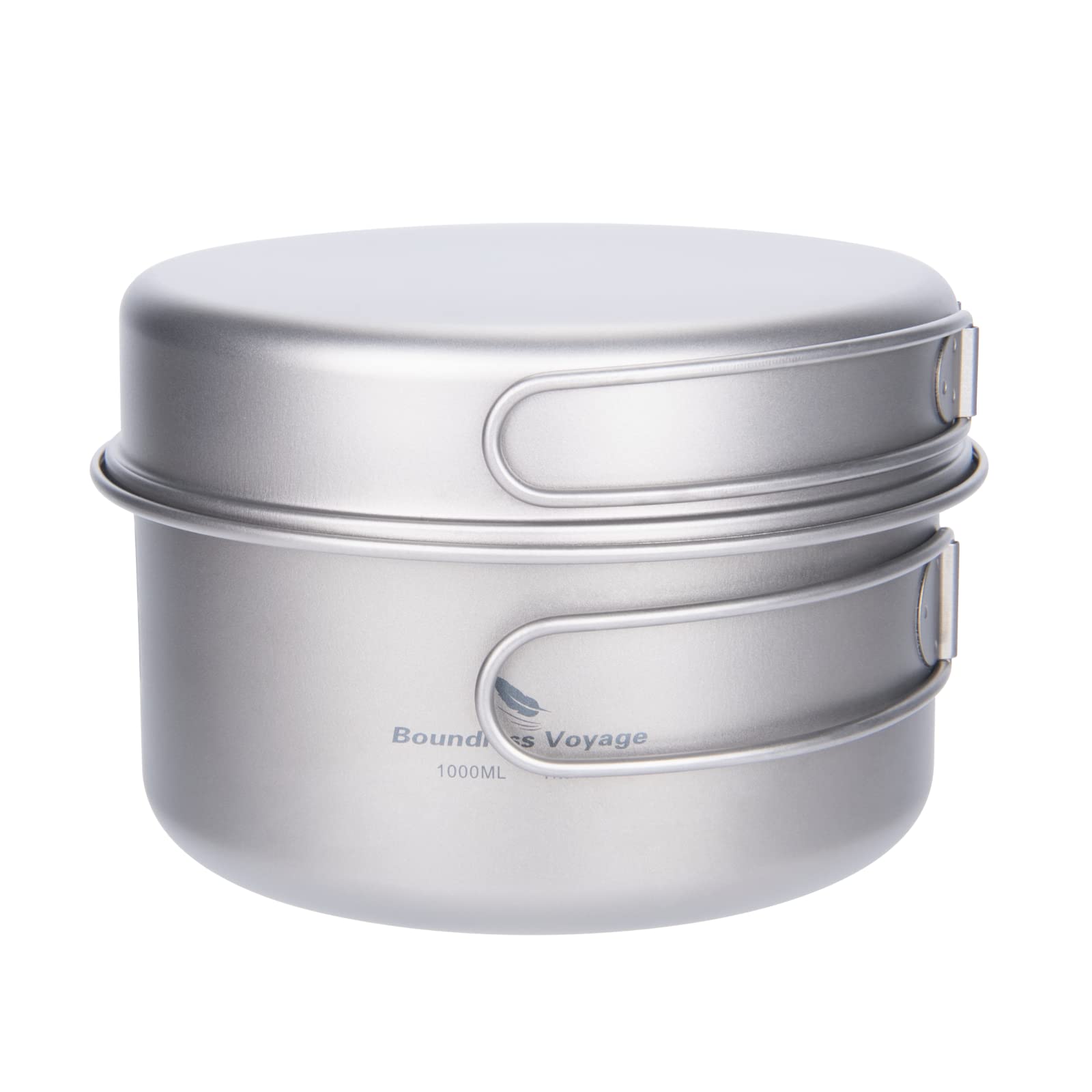 【送料無料】Boundless Voyage チタン クッカーセット1000ml 鍋 ポット フライパン 折りたたみ キャッ..