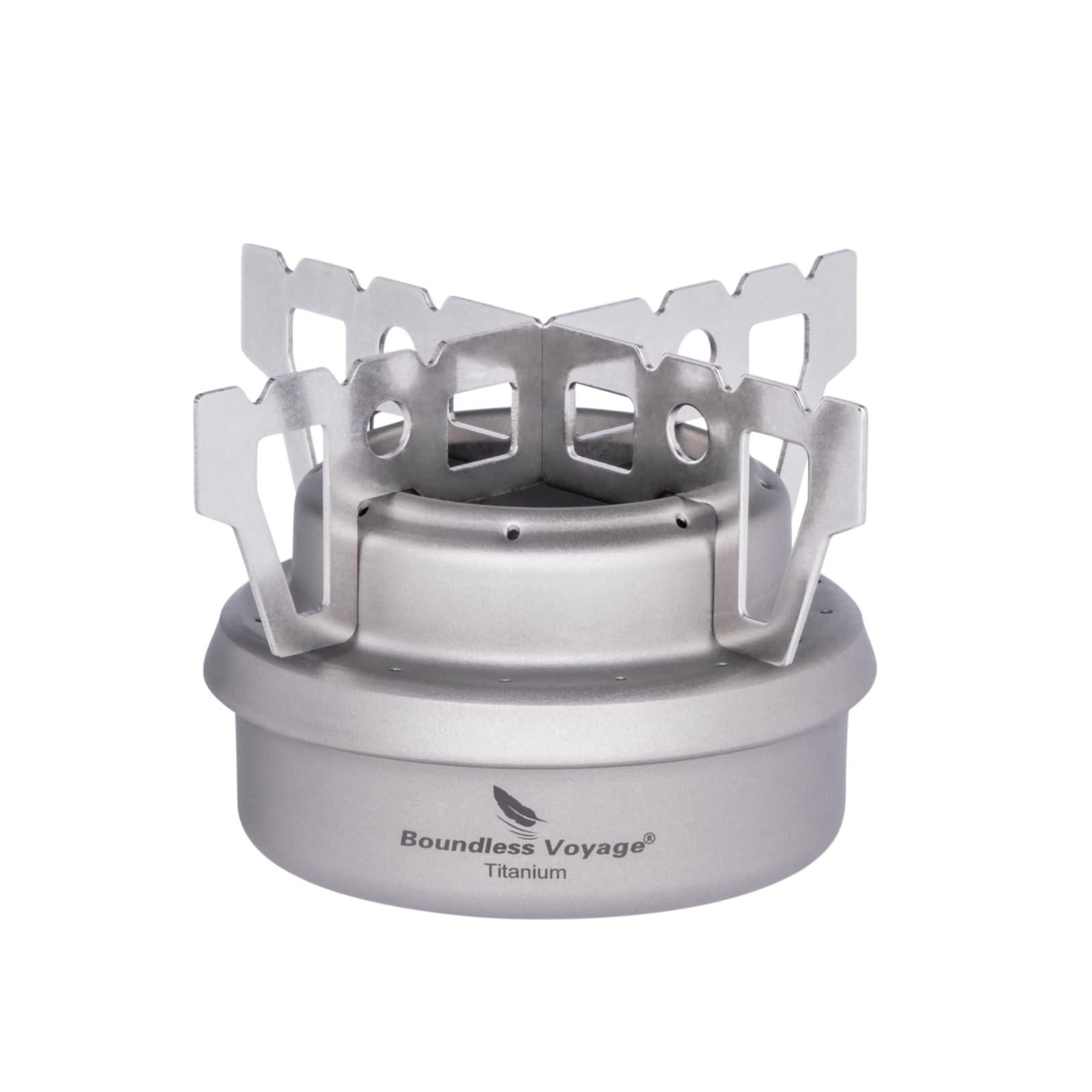 【送料無料】Boundless Voyage チタン アルコールストーブ 五徳付 アルコールバーナー 超軽量41g 頑丈 ..