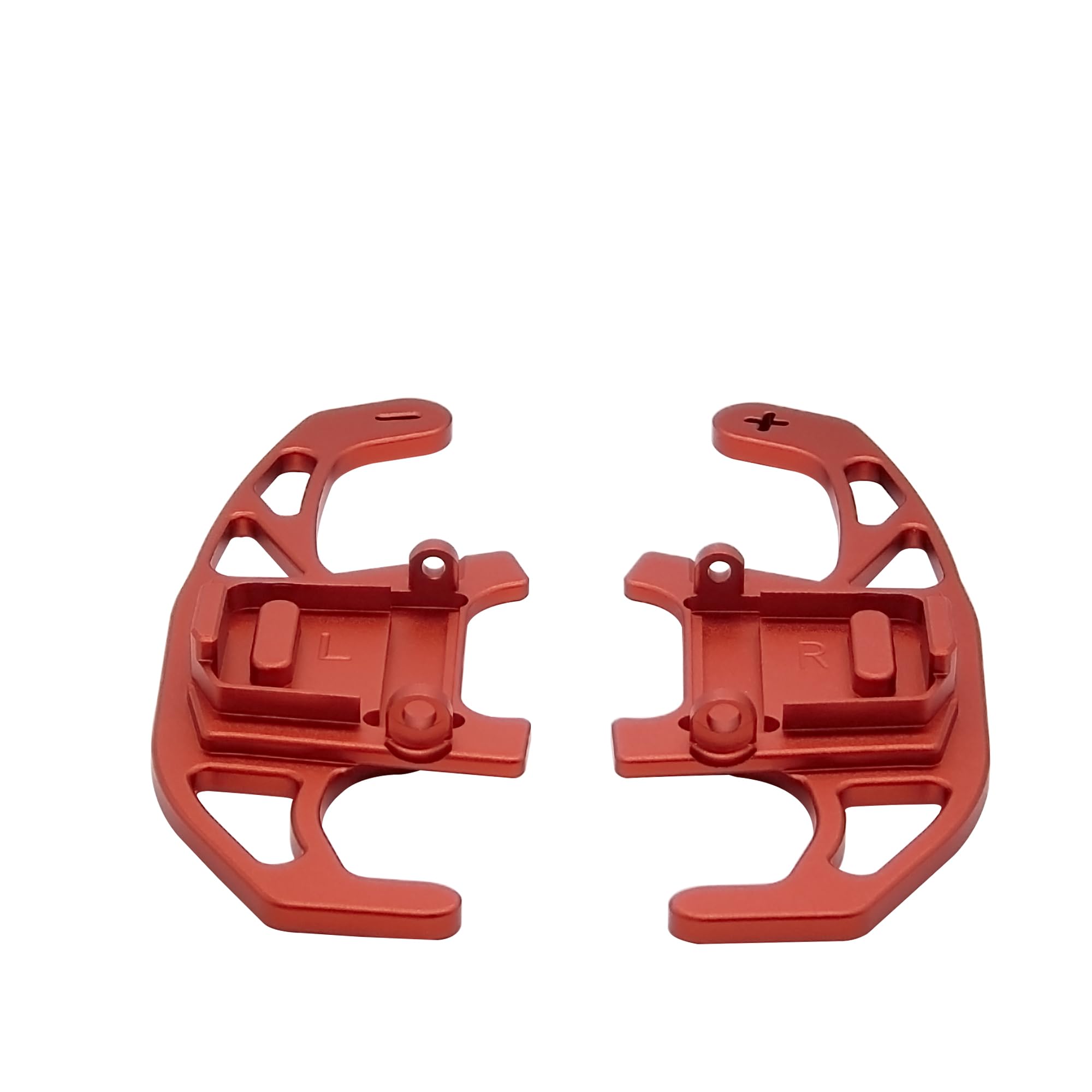 【送料無料】leihuo エクステンションパドルシフトカバー 適用 ゴルフ Golf MK7 GTI R R-line Scirocco パサート2014-2019 (レッド)