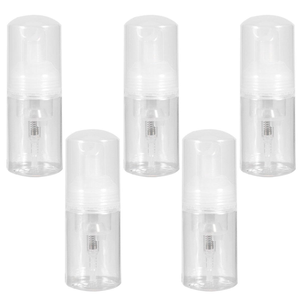 【送料無料】詰め替えボトル 泡ポンプボトル 旅行用 30ml 5個セット 携帯 透明 おしゃれ 小分け 洗顔フ..