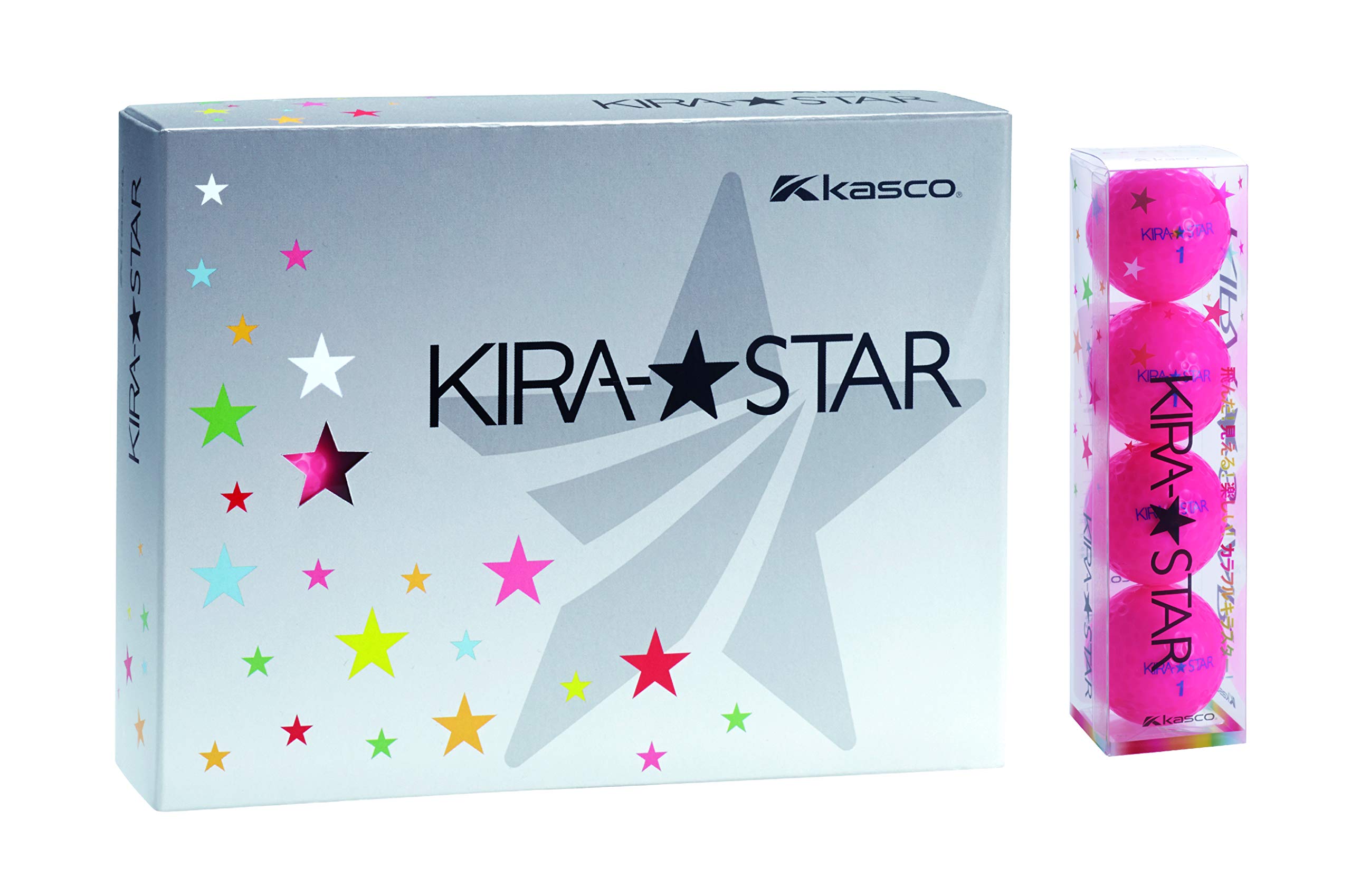 【送料無料】キャスコ(Kasco) ゴルフボール KIRA STAR2 キラスター2N