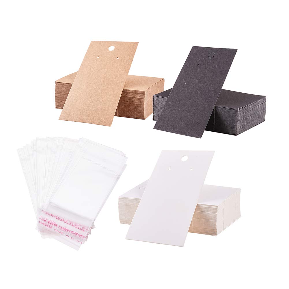 【送料無料】PH PandaHall 約150セット アクセサリー台紙 3色 ピアス台紙 イヤリング用 ディスプレイカ..