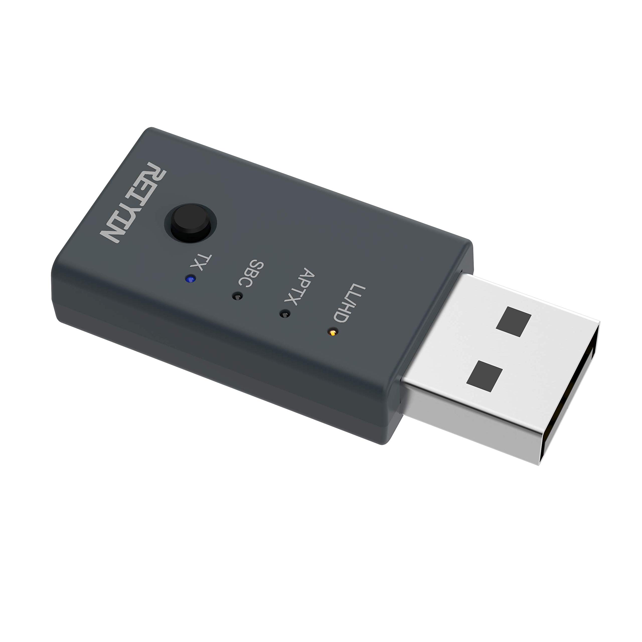 【送料無料】REIYIN WT-HD06 Bluetooth 5.0トランスミッター USB Bluetotooth アダプター 小型タイプ apt-X HD コーデック対応 PS4適用 パソコン16Bit 48kHZ対応
