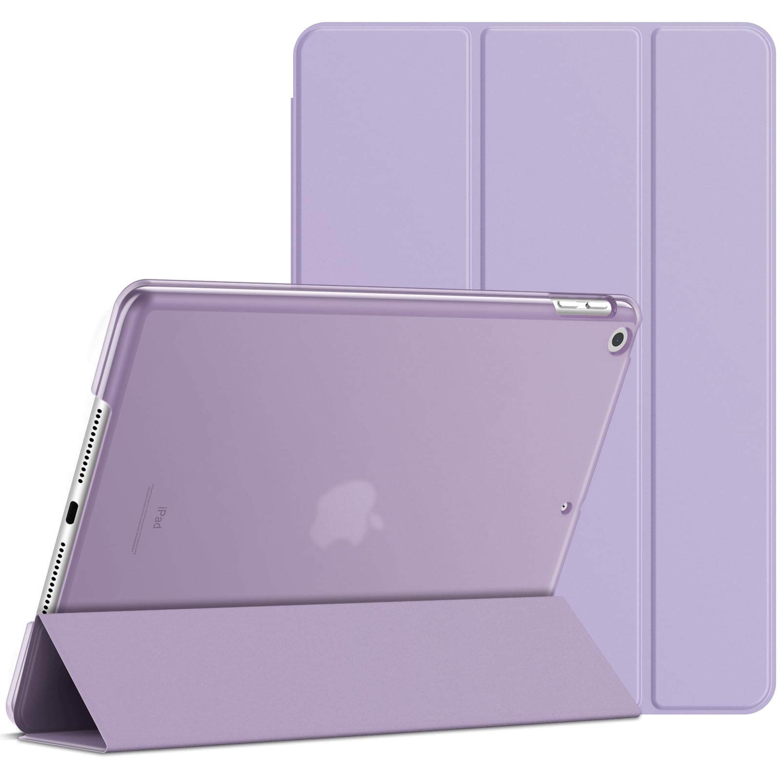 【送料無料】JETech iPad 9/8/7 ケース (10.2インチ 2021/2020/2019モデル 第9/8/7世代用) ケース 三つ折りスタンド 耐衝撃カバー オートウェイクアップ/スリープ機能 (ライトパ)