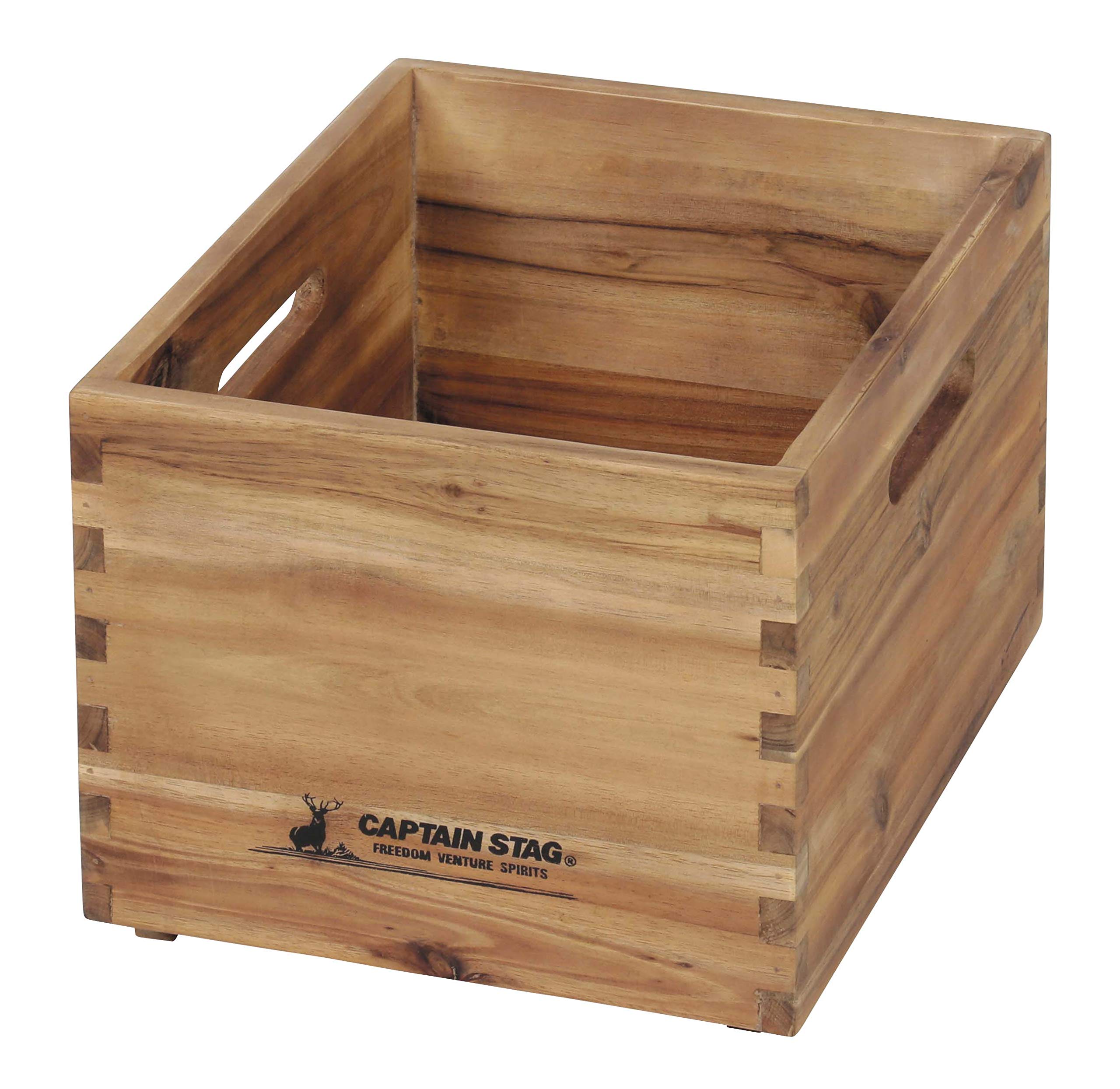 【送料無料】キャプテンスタッグ(CAPTAIN STAG) 木箱 ウッドボックス 収納ボックス 収納ケース 木製BOX..