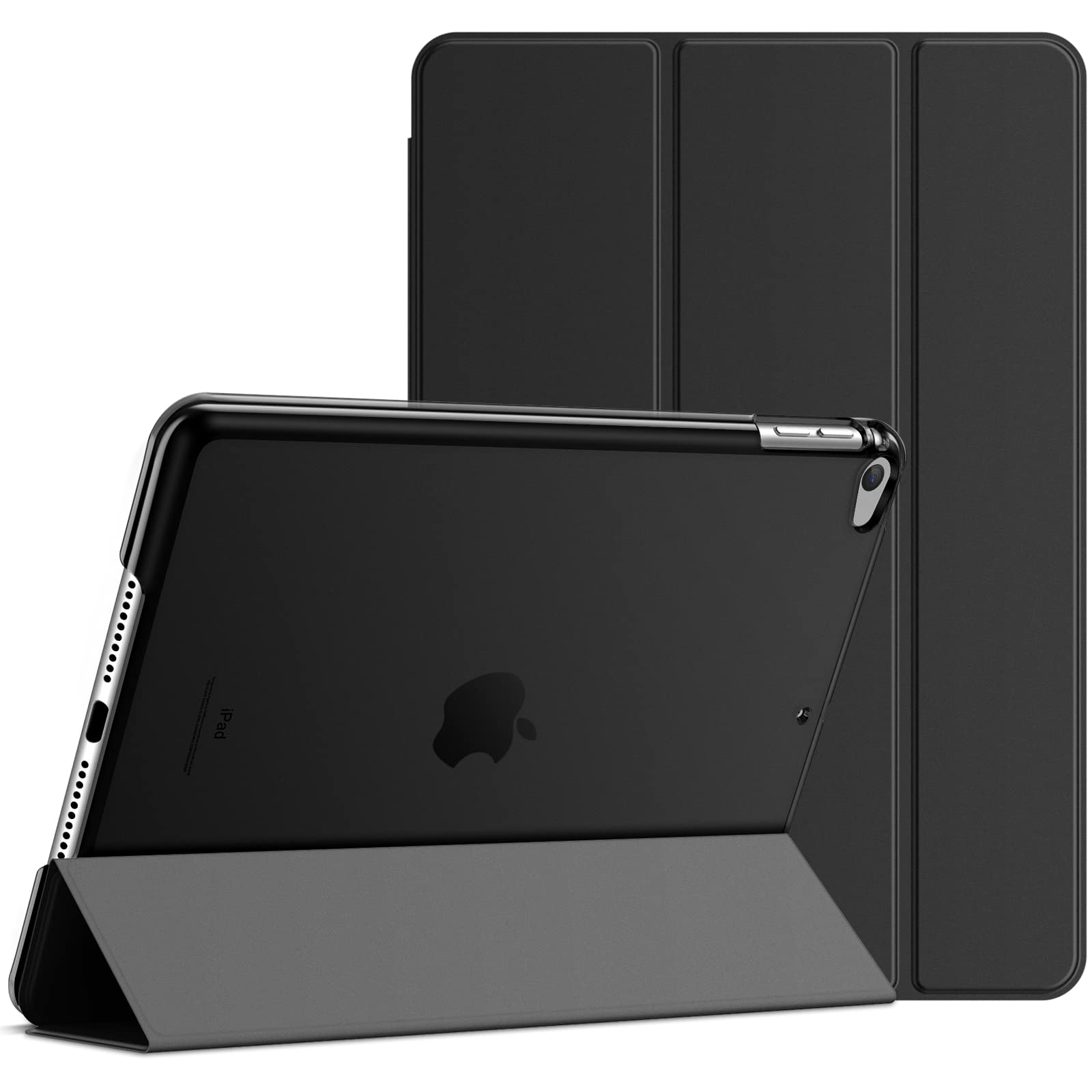 【送料無料】JETech iPadmini5 (2019モデルiPad Mini 5) 用 ケース 三つ折スタンド オートスリープ機能 (ブラック)
