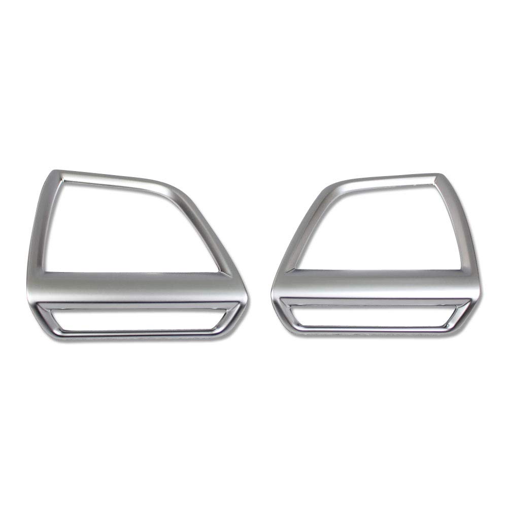 【送料無料】RUIQ スバル 新型 フォレスター 専用 内装 前側 エアコン リング ガーニッシュ 吹き出し口 パネルSubaru New Forester 専用 設計 (サテンシルバー)