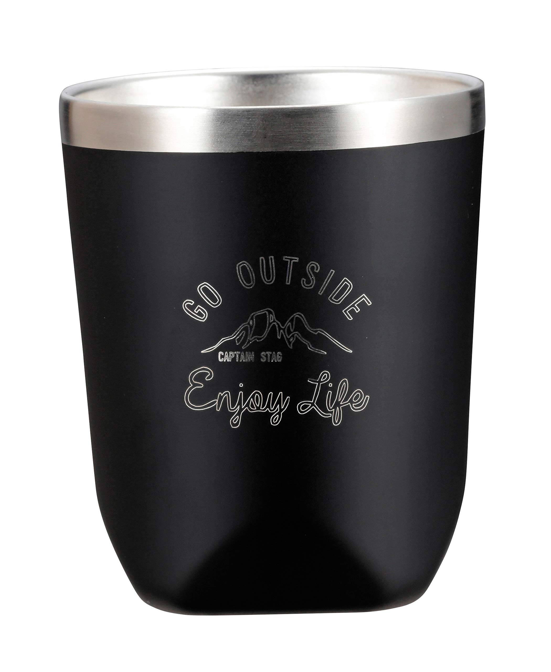 【送料無料】キャプテンスタッグ(CAPTAIN STAG) マグ コップ ダブルステンレス タンブラー 真空断熱 保..