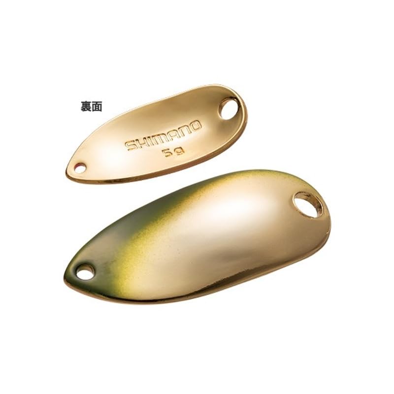 【送料無料】シマノ(SHIMANO) スプーン カーディフ ロールスイマー プレミアムメッキ 1.8g TR-M18R 73T グリーンゴールド