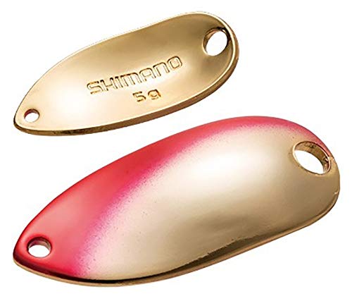 【送料無料】シマノ(SHIMANO) スプーン カーディフ ロールスイマー プレミアムメッキ 3.5g TR-M35R 71T レッドゴールド