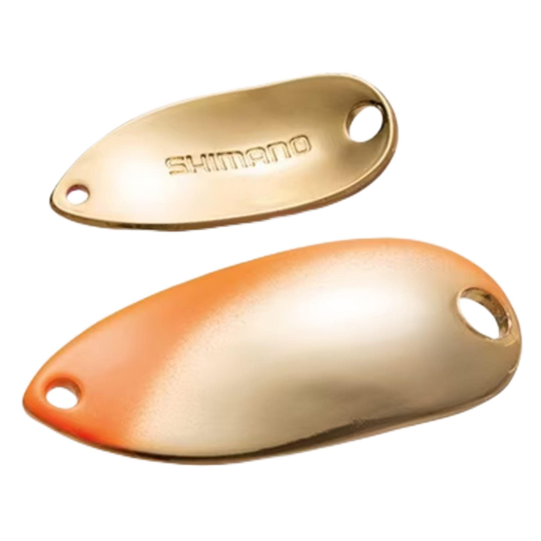 【送料無料】シマノ(SHIMANO) スプーン カーディフ ロールスイマー プレミアムメッキ 1.8g TR-M18R 70T オレンジゴールド