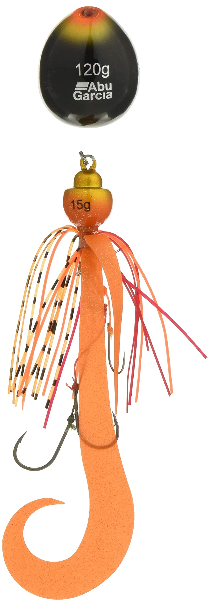 【送料無料】AbuGarcia (アブガルシア) カチカチ玉 120g+15g シュリンプオレンジ SSKKD120+15-SHOR タイラバ