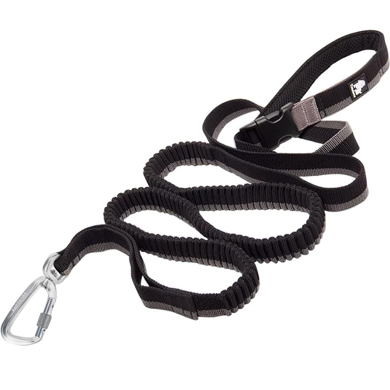 【送料無料】IKENOKOI犬用リード 伸縮可 滑り止め 腰に掛ける可 両手解放 頑丈 小型犬 中型犬 大型犬用 お出かけ お散歩(ブラック M 1.4m-2m)